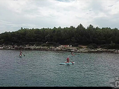 Naked Beach Day On Vacation In Croatia Enjoying Sun On Both Ingrida And Miss Pussycat