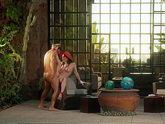 Boink a stepdaughter in the evening, and her hot mother in the morning by Villa outdoor fun