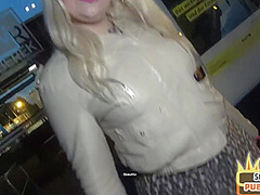 Public POV babe with bigass fucked in closeup outdoor date
