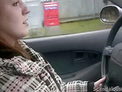 Naughty public teen whore sucks off dick