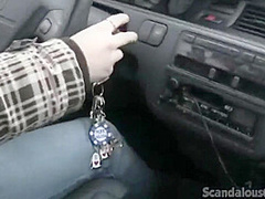 Naughty public teen whore sucks off dick
