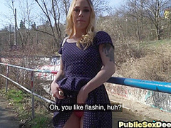 Tattooed dirty slut banged by huge dick in wet pussy hole