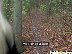 Public dirty slut penetrated hardcore in wet pussy hole