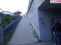 Horny Bitch Gets A Quick Rough Fuck Under The Bridge