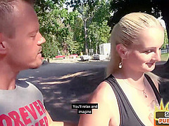 Public busty mature fucked outdoor on 1st amateur sex date