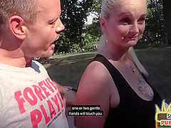 Public busty mature fucked outdoor on 1st amateur sex date