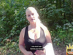 Public busty mature fucked outdoor on 1st amateur sex date