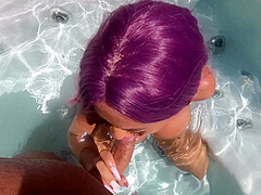 Latina With The Big Boobs Makes Blowjob Games Everywhere