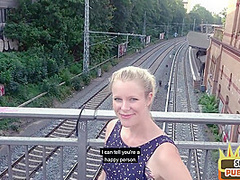 Inked public babe fucked by sex date outdoor in amateur sex