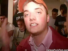 College teen doggystyled so hard she bumps head