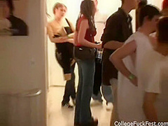 College teen doggystyled so hard she bumps head