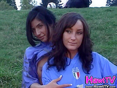 Euroslut soccer teens go lesbo