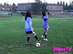 Euroslut soccer teens go lesbo