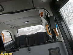 Cab Asian bigass babe rides nympho driver in cowgirl