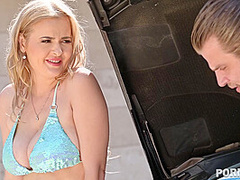 Mechanic Services Her From the Back Door GP1564 - AnalVids