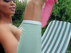 Babe Swallows A Mouthful Of Cum After A Hard Fuck In The Outdoors