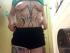 RISKY PUBLIC MASTURBATION AND DILDO FUCK - PissVids