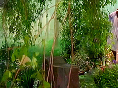 A Captivating Brunette Sex Bomb Sits On Her Lesbian Lovers Face In A Magical Forest