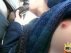 Real IR bae fucked outdoor in public by Black after 3way BJ