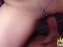 Real Gothic amateur bae fucked outdoor in public by sex date