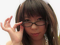 Horny Girl Masturbates Then Gets A Hard Fuck Outdoors