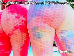 PAWGQueen Twerking Cotton Candy Baddies Ryan Smiles and Breyana Moore