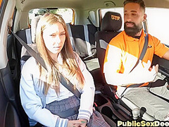 21yo driving student pussyfucked in car