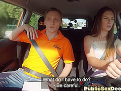 21yo learning driver pleasing instructor to pass the test
