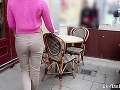 Pissing Myself Waiting for the Train! Cheeky Chessie Kay for UK-Flashers