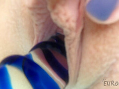 Skinny Hot Model Poppy Masturbating With A Glass Dildo Underwater Jacuzzi