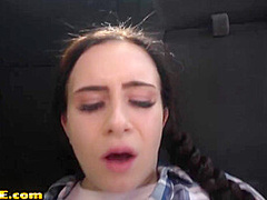 Public tattooed taxi nympho slut fucked outdoor by driver