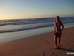 Have you Ever Been Blown on the Beach? POV Rebecca Volpetti & Jason Love at Arousins