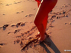 Have you Ever Been Blown on the Beach? POV Rebecca Volpetti & Jason Love at Arousins