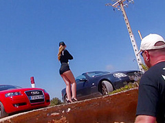 Hot Police Girl Fucks With Two Guys - HotEuroGirls