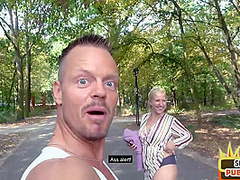 Public amateur MILF fucked outdoor after casting by sex date