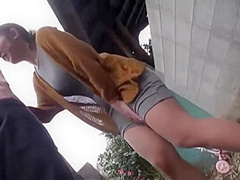 Incontinent Stepmom Wetting Her Skirt