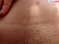 Sexy Girl Eats Cum After Riding A Monster Cock On The Bed - JuliaReaves