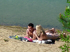 Blonde And Her Man Get Secretly Filmed Fucking - LuckyPerverts