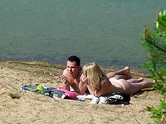 Blonde And Her Man Get Secretly Filmed Fucking - LuckyPerverts