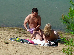 Blonde And Her Man Get Secretly Filmed Fucking - LuckyPerverts