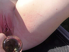 Teen Mia Dirty Penthouse Jacuzzi Sunbathing Dildo Play