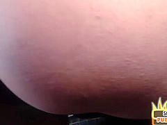 Public Euro MILF POV fucked by date in abandoned building