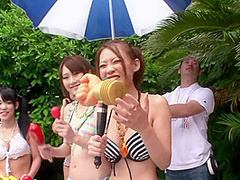 Hot Girls Enjoy Sucking Cock Then Getting Hard Fucks In An Orgy - AsianX