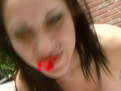 Big Boobed Latina Whore Loves Doggystyle - LuckyPerverts