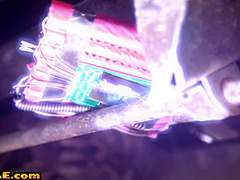 Inked 21yo cab bae deepthroating in taxi before pussyfuck