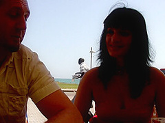 Brunette Slut Is Picked Up From The Restaurant For Outdoor And Indoor Fuck - HotEuroGirls