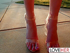 Joi Foot Tease With With Hayley Reed