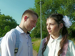 Very Small 18yo with Body Weight of Only 35 kilograms Fucks in Anal with her Friend VG099 - AnalVids