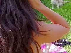 Outdoor Anal Fuck With Horny Brunette Who Likes To Be Filmed - HotEuroGirls