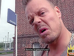 Real amateur public babe POV fucked outdoor by sex date